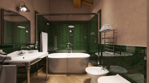 bagno design con vasca