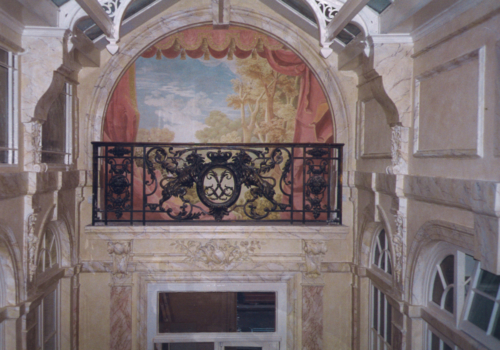 Parigi - Ingresso Decorativo e Trompe l'Oeil - Progetto Arteomete
