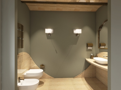 piccolo bagno in stile