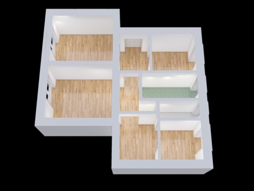 Planimetria 3D - 3  Progetto Remax Lorenzo Corti - via Machiavelli